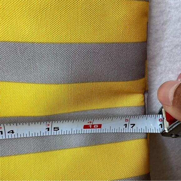 Vintage New Lancôme Tote with Stripes Cosmetic traveler Beauty Bag - Picture 8 of 8